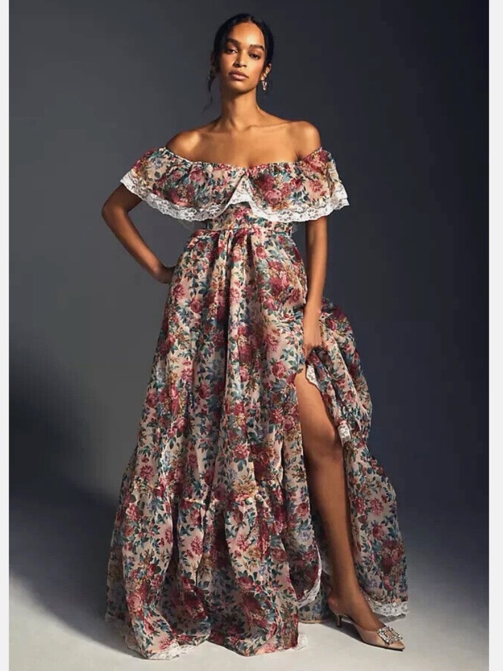 Selkie x Anthropologie Romance Floral Maxi Dress NWT